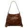 Chabo Bags suede schoudertas Stormy Fringes donkerbruin