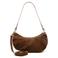 Chabo Bags suede schoudertas Bobby Banana bruin