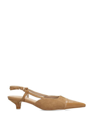 Chloe slingback pumps camel