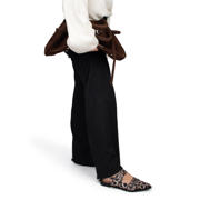 thumbnail: POSH by Poelman slingback loafers met panterprint beige/zwart
