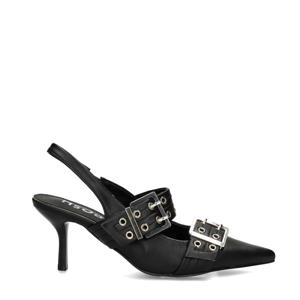 slingback pumps zwart