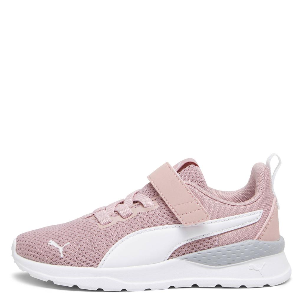 Roze en witte jongens en meisjes Puma Anzarun Lite sneakers van mesh-imitatie suede/voering: mesh/voetbed: eva met veters