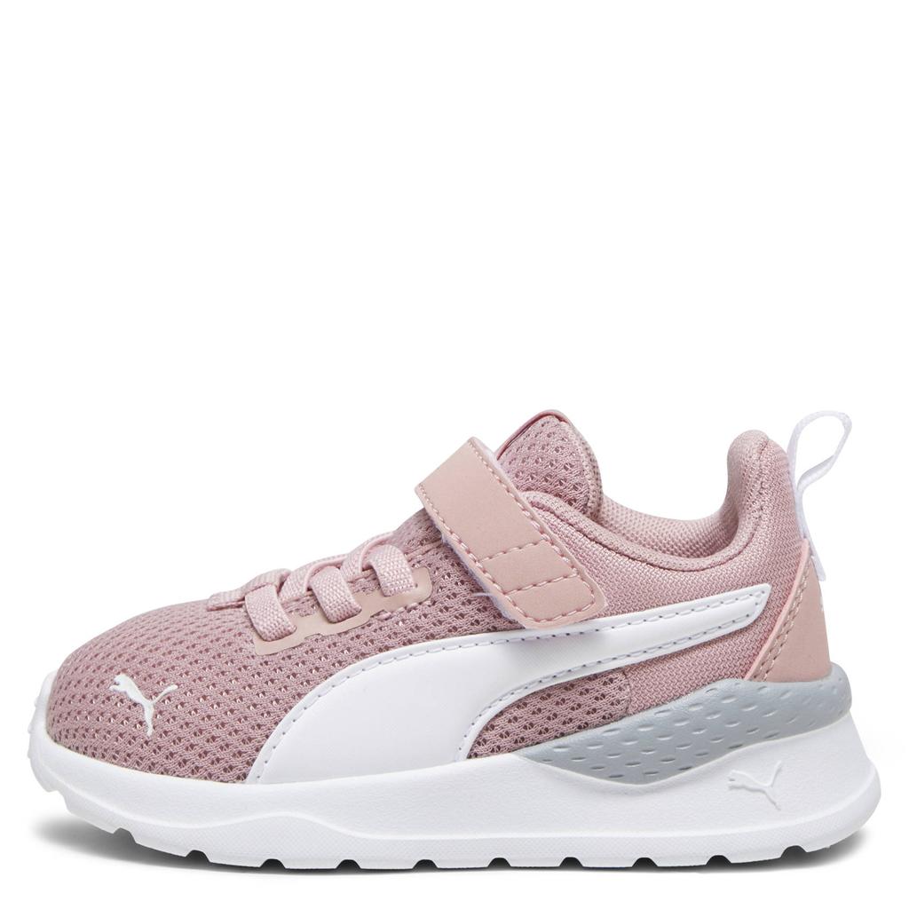 Roze en witte jongens en meisjes Puma Anzarun Lite sneakers van mesh-pu/voering: mesh/voetbed: eva met elastische veter- met klittenbandsluiting