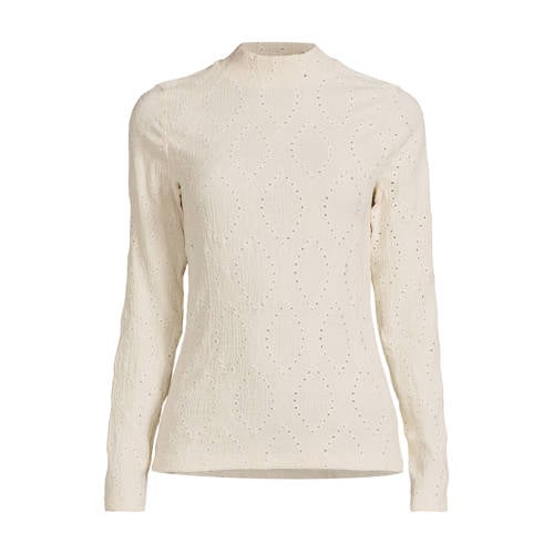 Ruby top met broderie off-white afbeelding