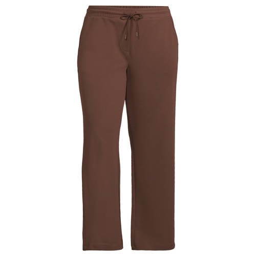 GREAT LOOKS wide leg broek bruin afbeelding