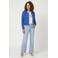 gardeur vest blauw gebreid