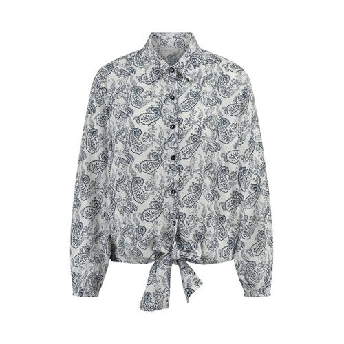 gardeur blouse met paisley print blauw afbeelding