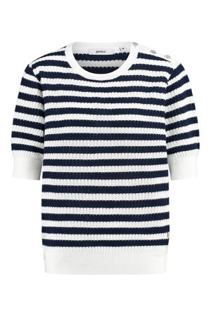 gestreepte sweater blauw