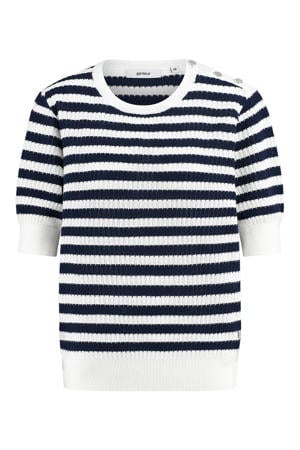 gestreepte sweater blauw