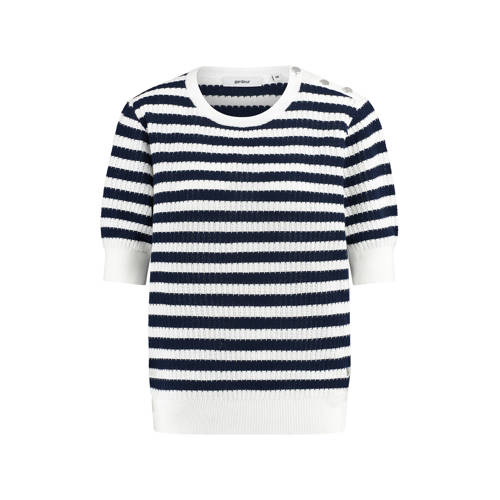 gardeur gestreepte sweater blauw afbeelding