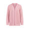 gardeur gebreid vest met lurex roze