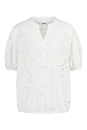 blouse broderie crème