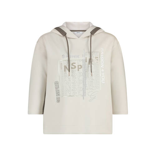 gardeur hoodie beige afbeelding
