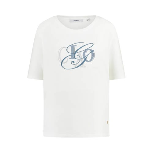 gardeur T-shirt wit afbeelding
