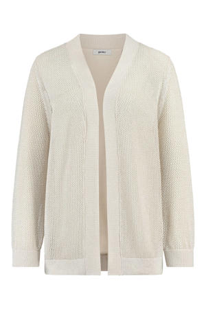 vest gebreid beige