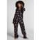Hunkemöller pyjama Gingerbread donkerblauw