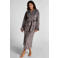 Hunkemöller fleece badjas grijs