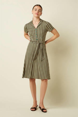 midi jurk groen