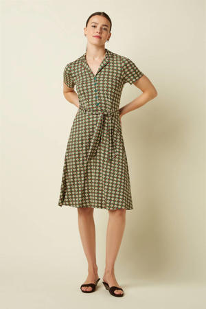 midi jurk groen