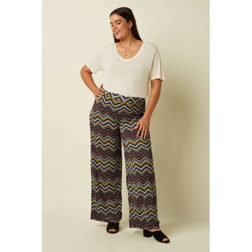 King Louie high waist flared broek multi afbeelding