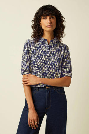 blouse donkerblauw
