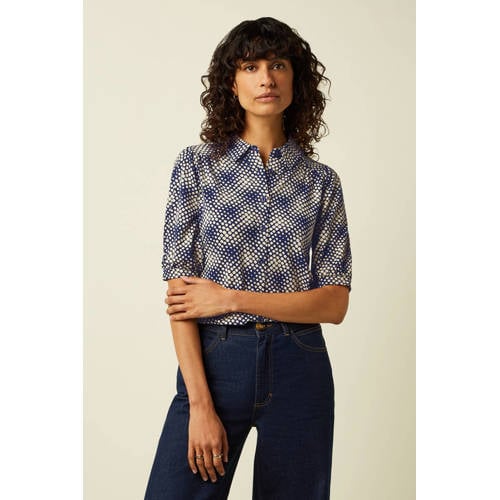 King Louie blouse donkerblauw afbeelding