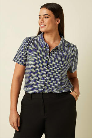 blouse blauw