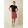 King Louie korte rok rood