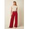 King Louie wide leg high waist gestreepte casual broek rood