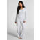 Hunkemöller pyjama wit/lichtblauw