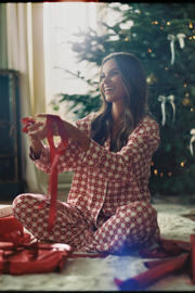 thumbnail: Hunkemöller by Monica Geuze pyjama rood/wit