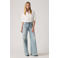 Levi's 728 HR WIDE LEG jeans light blue denim