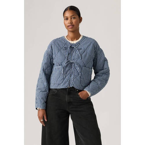 Levi's jasje quilted blauw afbeelding