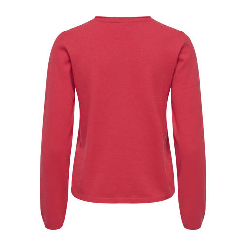 ONLY vest rood gebreid afbeelding