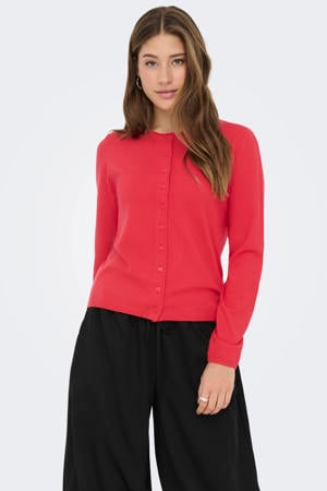 vest rood gebreid