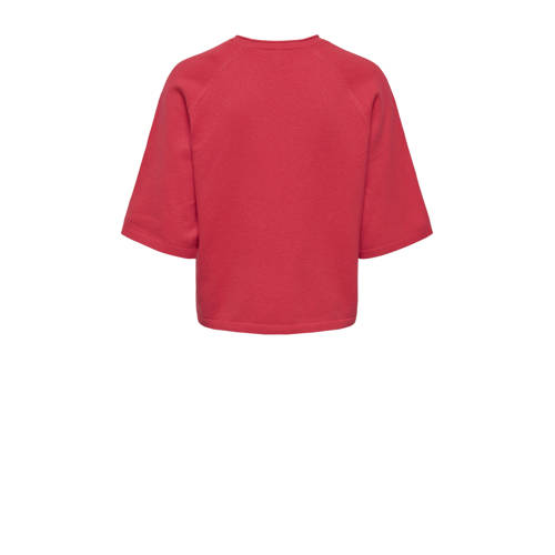 ONLY trui rood gebreid afbeelding