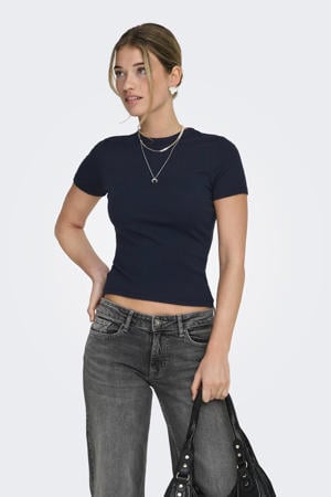 T-shirt donkerblauw