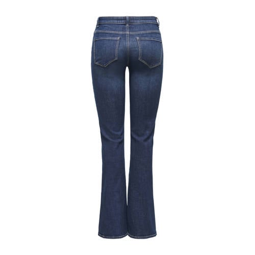 ONLY TALL flared jeans dark blue denim afbeelding