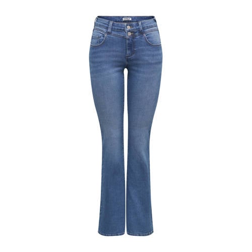 ONLY TALL flared jeans medium blue denim afbeelding