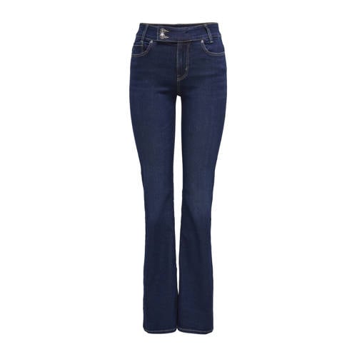 ONLY TALL flared jeans dark blue denim afbeelding
