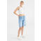 Cup of Joe Denim wide leg regular waist short light blue denim