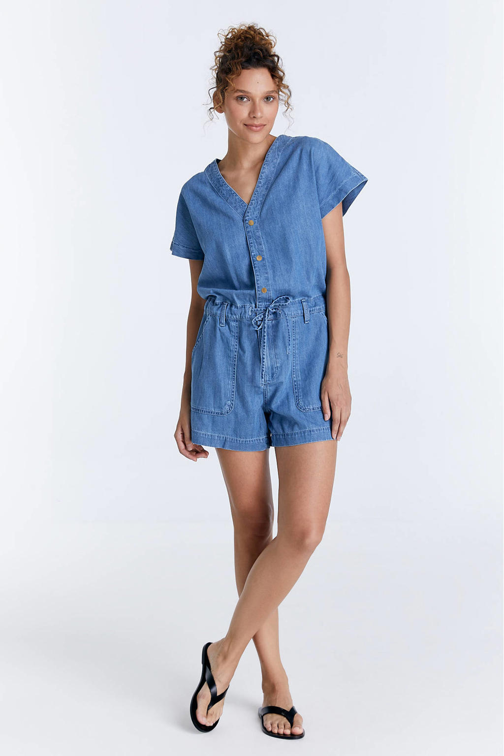 Cup of Joe Denim jumpsuit medium blue denim