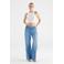 Cup of Joe Denim wide leg jeans medium blue denim