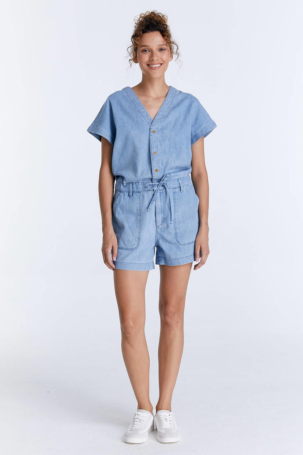 Cup of Joe Denim jumpsuit light blue denim