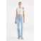 Cup of Joe Denim high waist straight leg jeans light blue denim