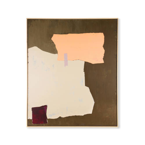 HKLIVING schilderij Abstract (100x120 cm) afbeelding