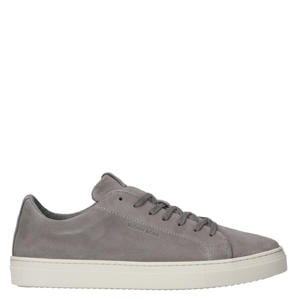 suède sneakers lichtgrijs