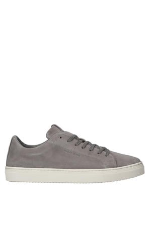 suède sneakers lichtgrijs
