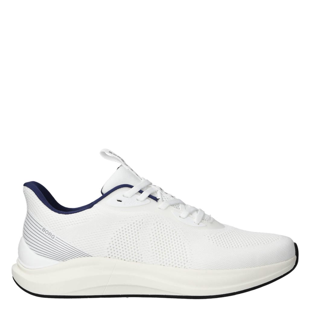 Witte heren Björn Borg sneakers van 70% polyester30% elastane met veters