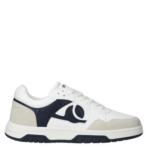 sneakers wit/donkerblauw